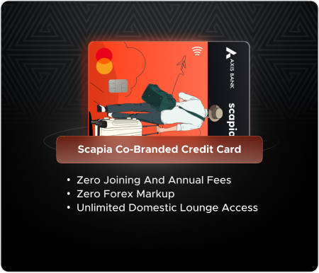 Scapia Co-Branded Credit Card Scapia Co-Branded Credit Card – Best Travel Card in India!