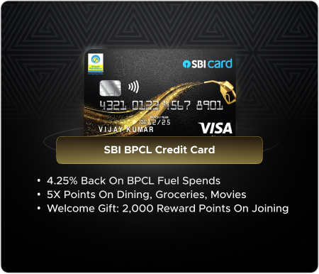 SBI BPCL Credit Card SBI BPCL Credit Card - Best Card for fuel!