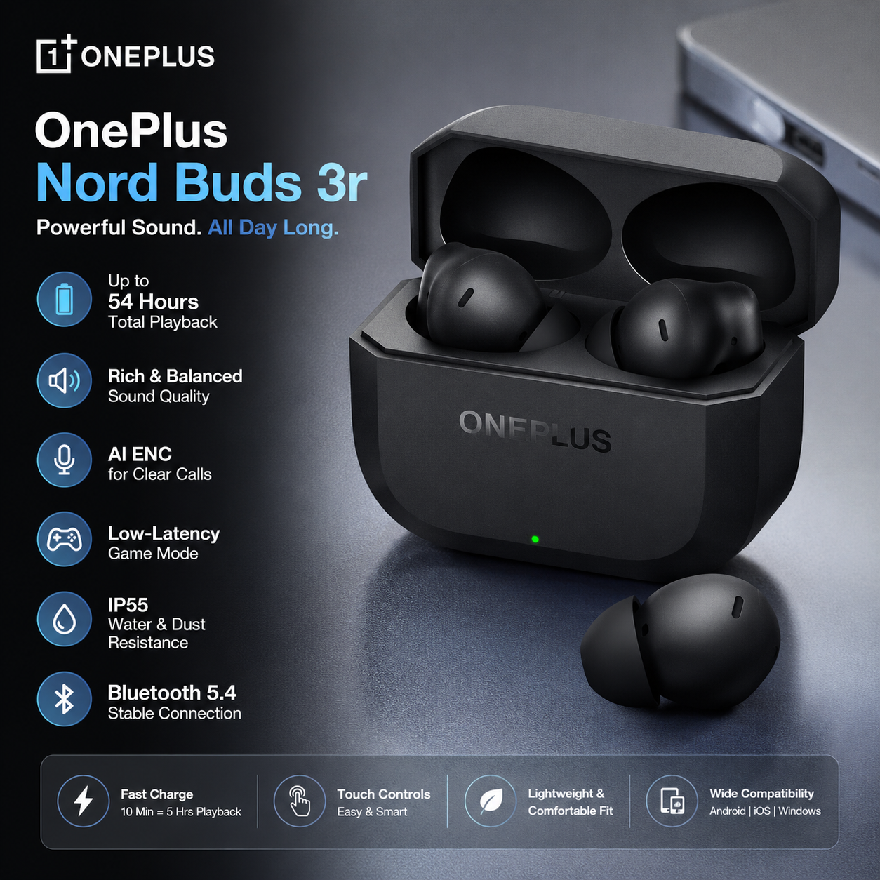 OnePlus Nord Buds 3r TWS Earbuds