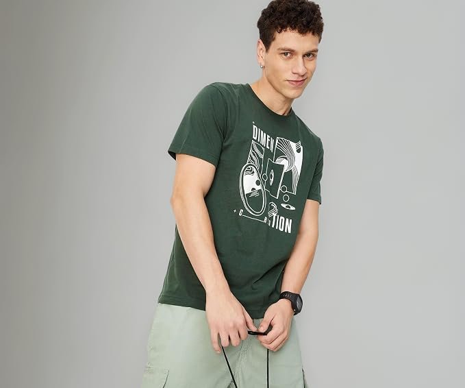 Max Men's Cotton Slim Fit T-Shirt