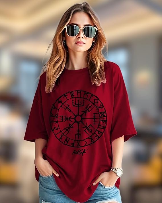 AUSK Womens Cotton T-Shirts || Oversized T ShirtS