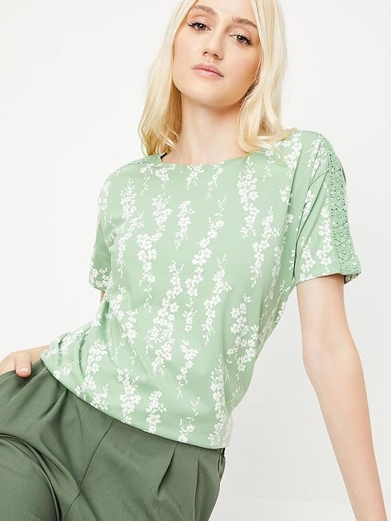 Max Women's Cotton Regular Fit T-Shirt
