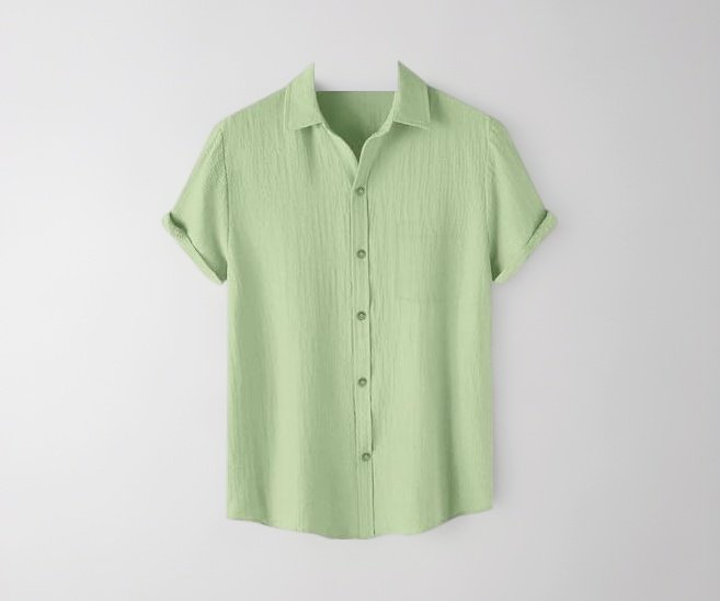 Pinkmint Men's Polycotton Regular Fit Casual Shirt | Stylish | Printed | Solid | Short Sleeve | Trendy (Available in Plus Size)