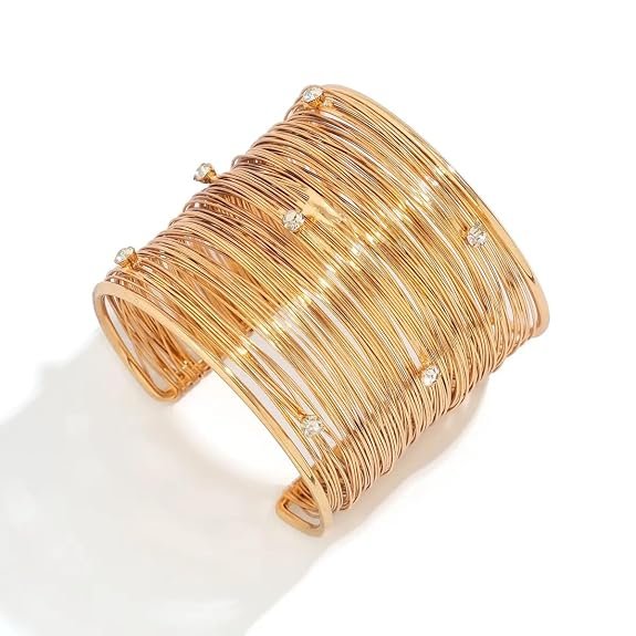 MEENAZ bracelet for women Bangles for women Anti Tarnish Stylish Adjustable Bracelet for girls rose gold Kada for Women Accessories Anti Tarnish Jewellery Stainless Steel Cuff Bracelet gifts CombO