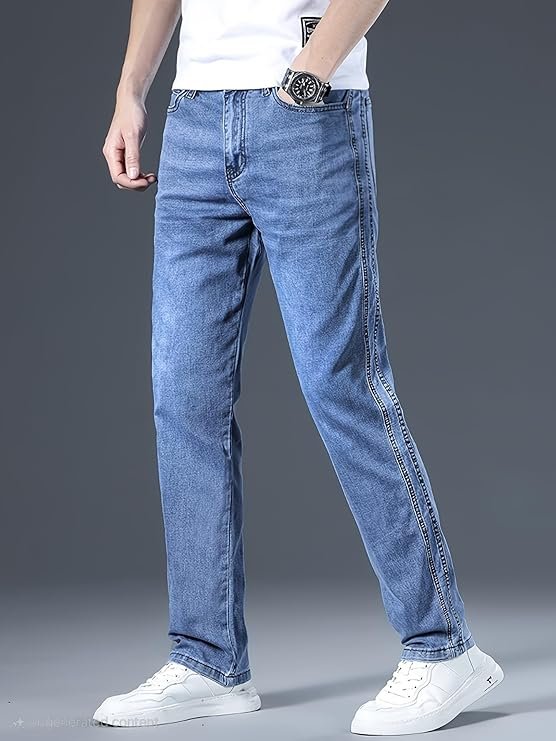 URBAN POCKETS Jeans for Men | Denim Pants with Regular Fit &amp; Classic Straight Cut (U11-12)