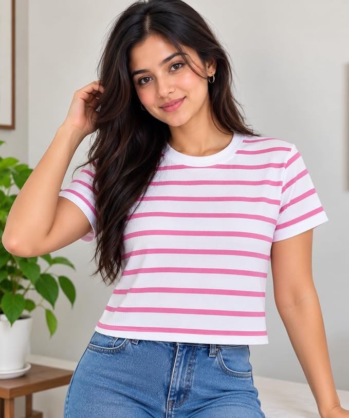 Womens Trendy Crop Top T-Shirt | Stylish for Women