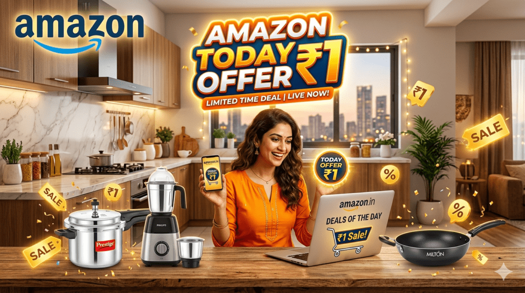 Amazon Today Offer 1 Rupee